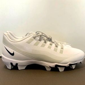 Mens Nike Vapor Edge Shark TD Football Cleats Size 11.5WHITE